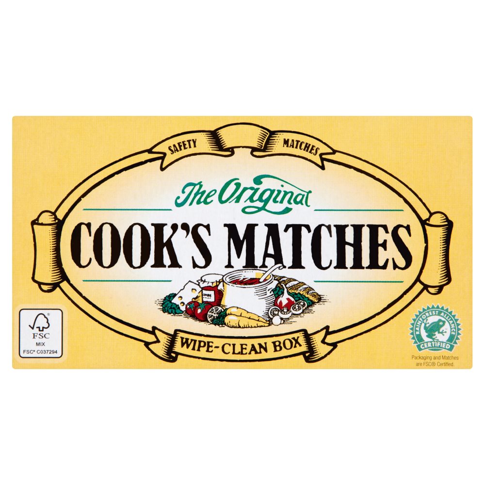 COOK'S HOUSEHOLD MATCHES x 12's