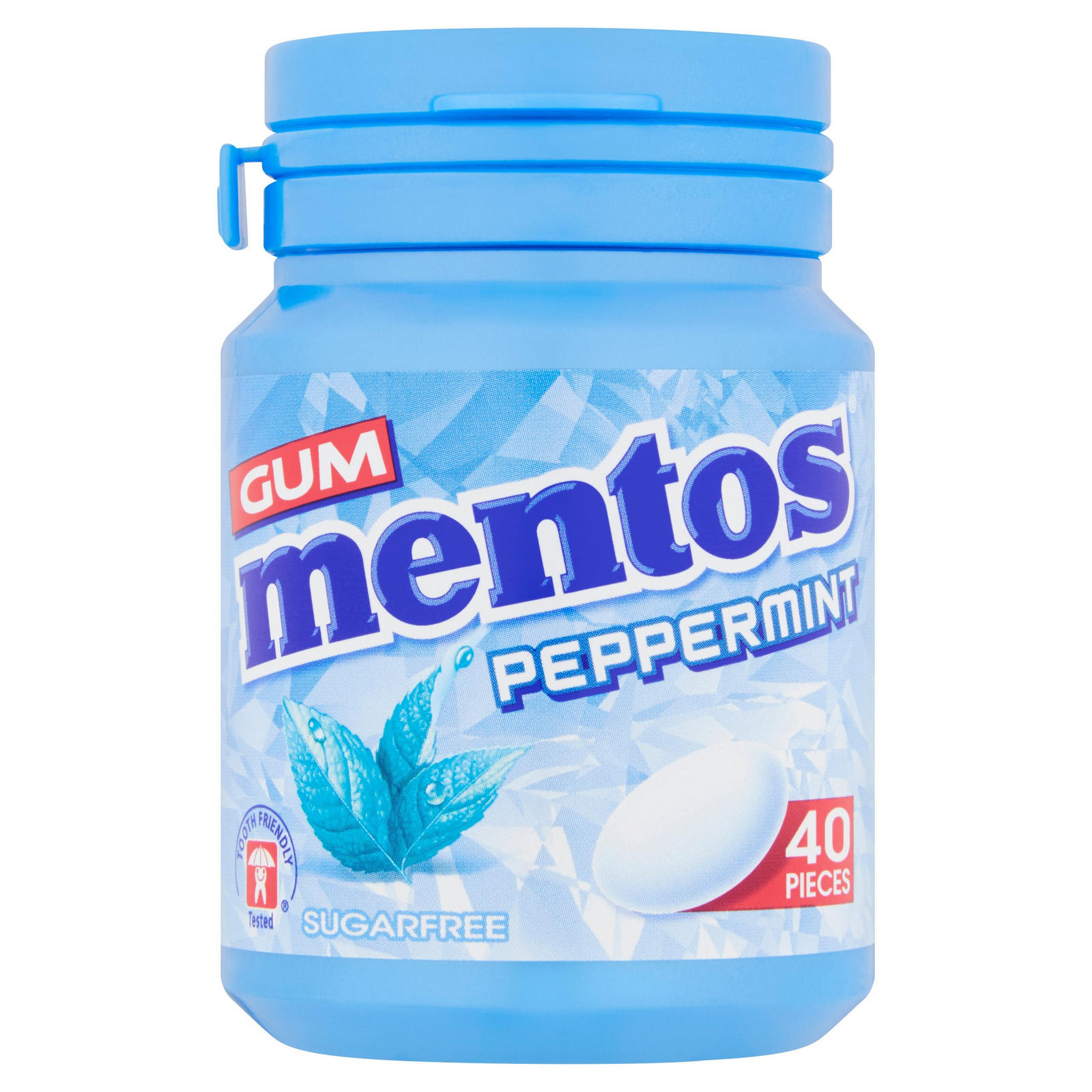MENTOS PEPPERMINT GUM 6xcs