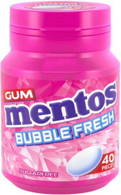 MENTOS BUBLE FRESH GUM 6xcs