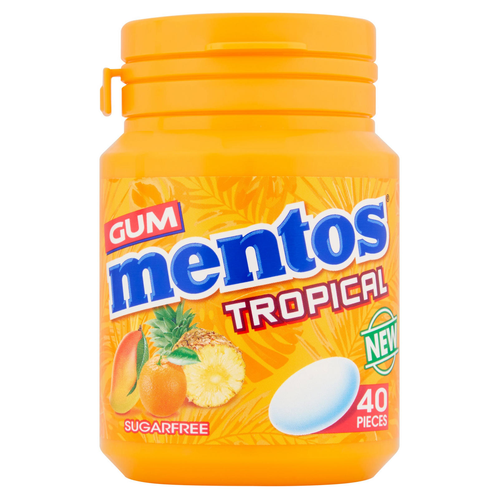 MENTOS TROPICAL GUM 6xcs