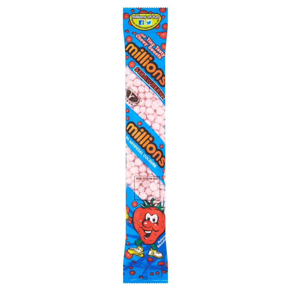 MILLIONS TUBES STRAWBERRY x 12's