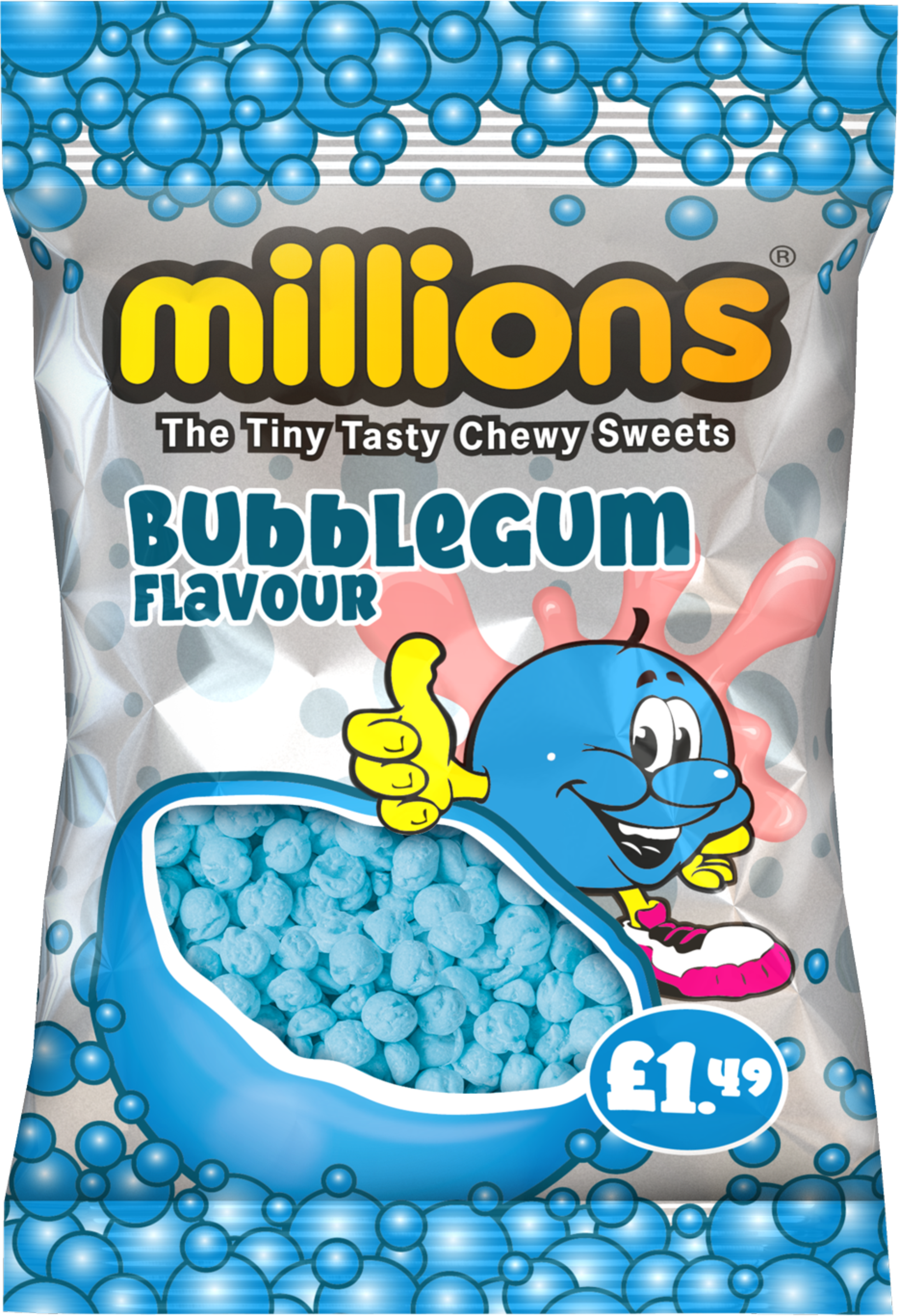 MILLIONS BUBBLEGUM x 12