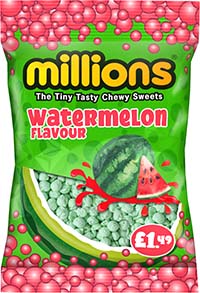 MILLIONS WATERMELON x 12