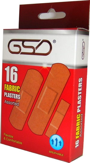 GSD FABRIC 16 Plasters x 24's
