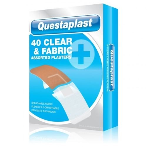 QUESTAPLAST FABRIC 40 plasters x 12's