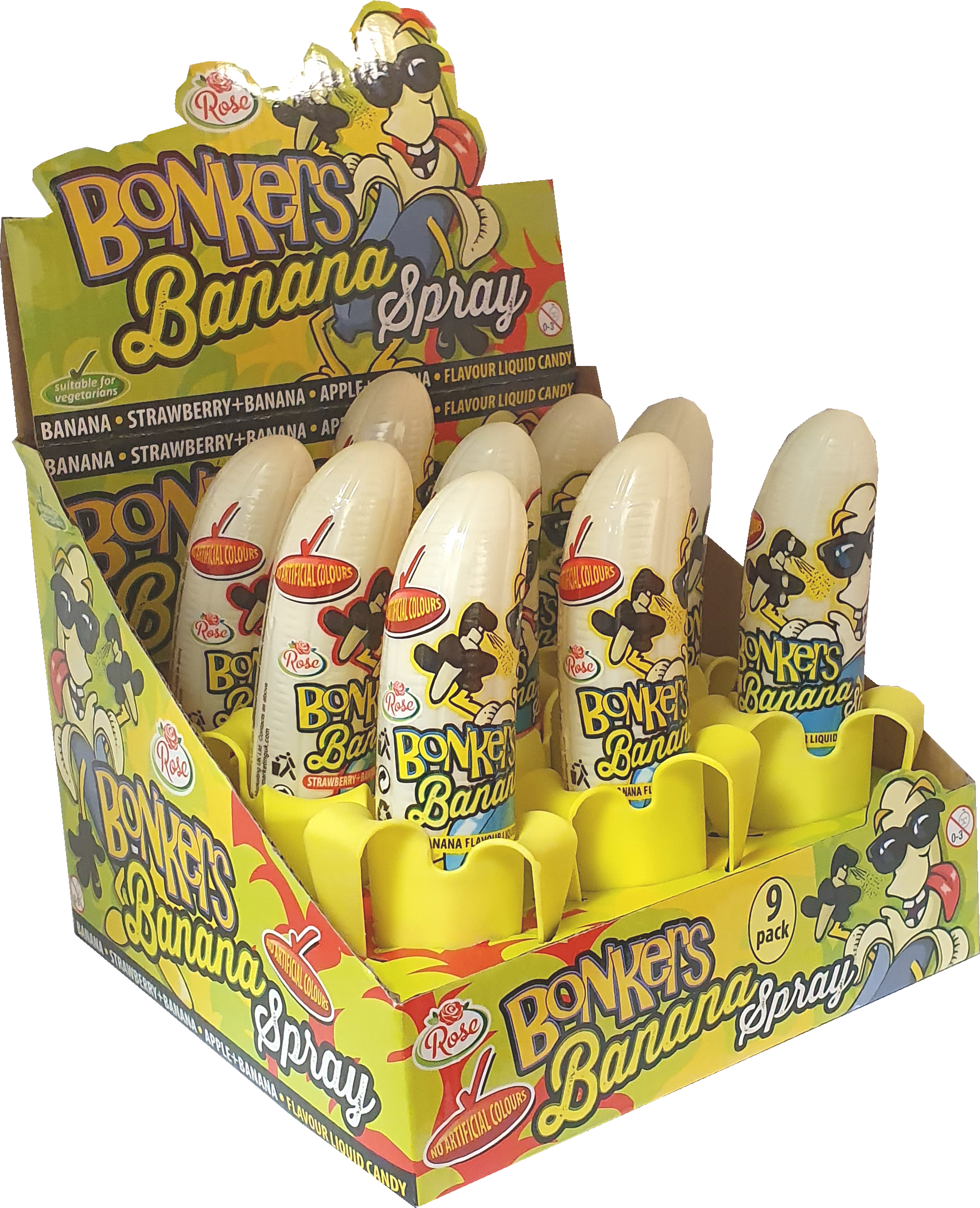 BONKERS BANANA SPRAY x 9's RRP