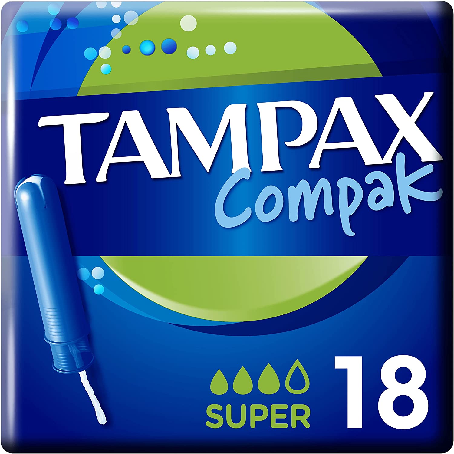 TAMPAX SUPER 8x20's GREEN