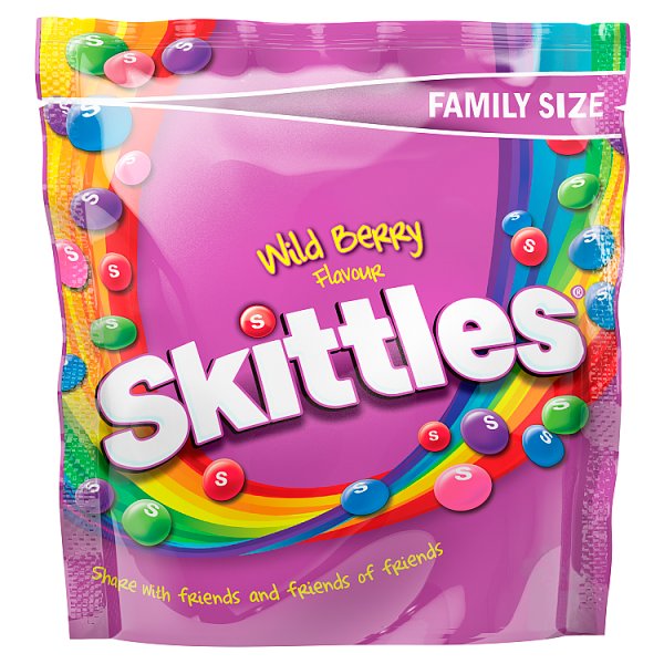 SKITLLES WILD BERRY POUCH 15x136g