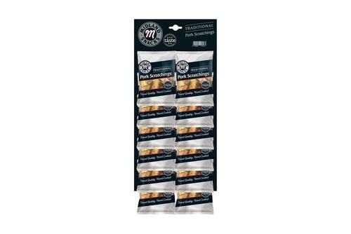 MS PORK SCRATCHING CARDED 12x40g