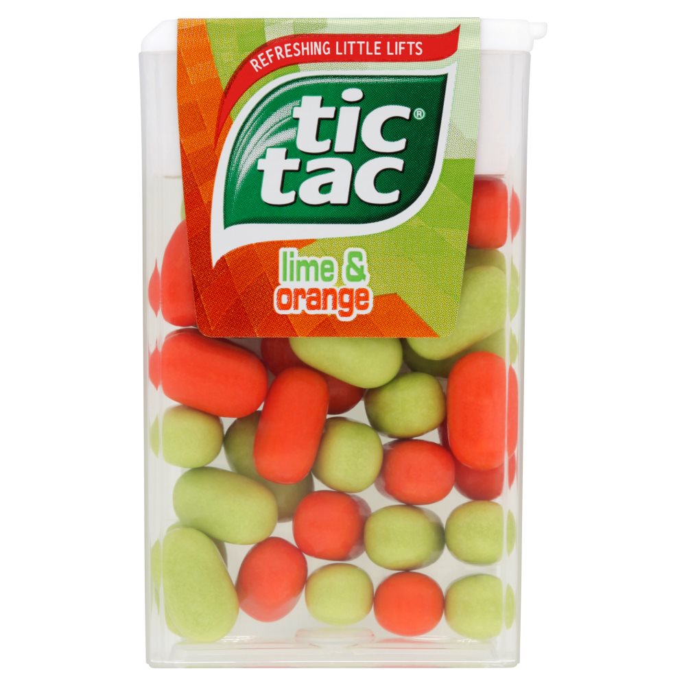 TIC TAC LIME&ORANGE (24x18g)