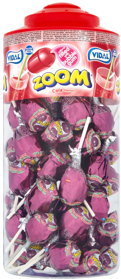 ZOOM COLA LOLLY+B’GUM 50x30p