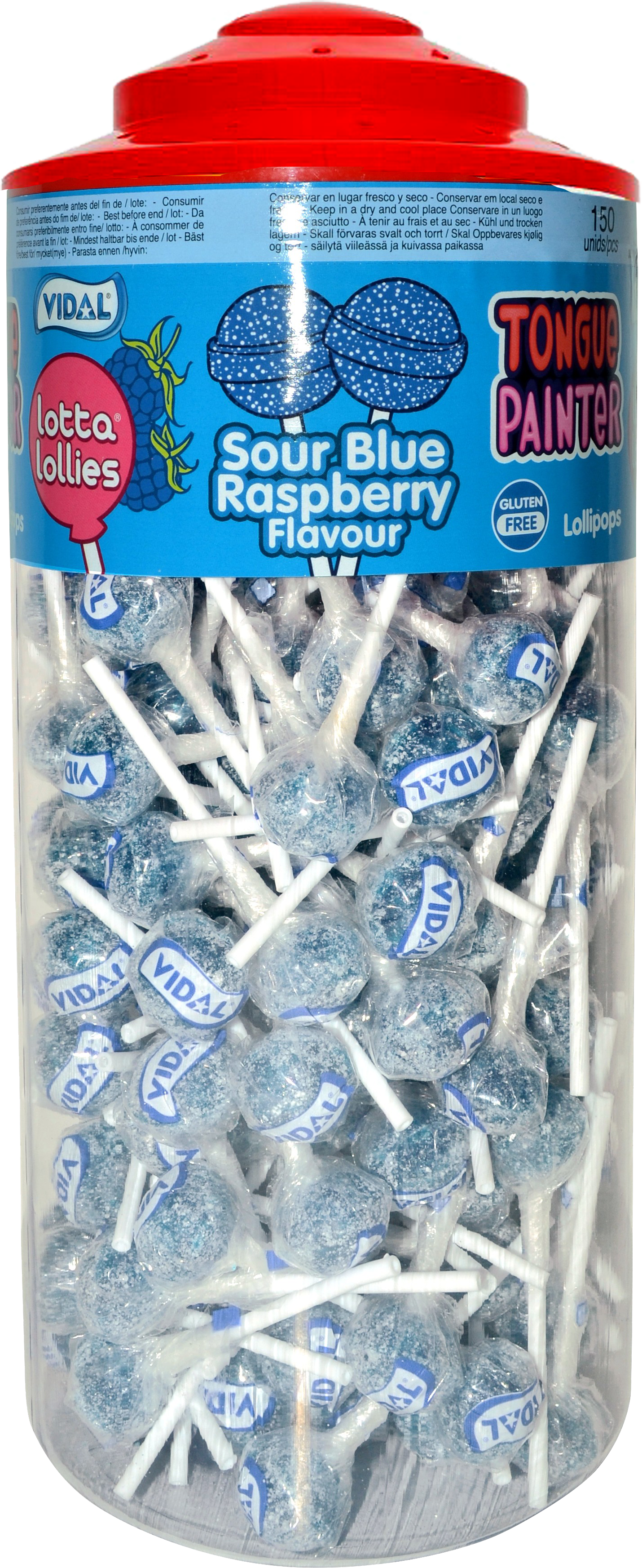 TONGUE PANTER SOUR BLU RBERY LOLY 150x15p