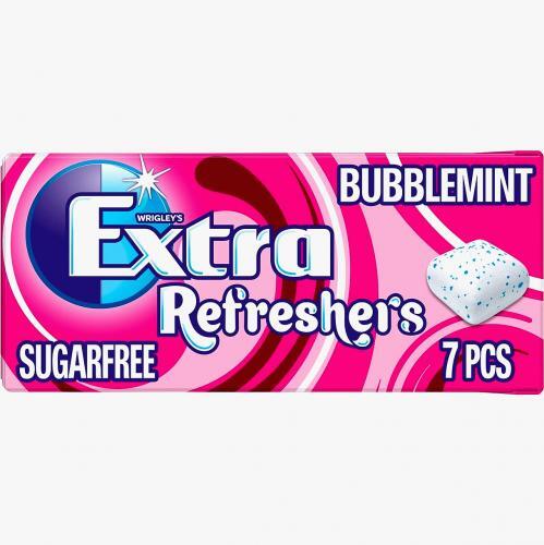 EXTRA REFRESHERS BUBBLEMINT HANDY PK 16's