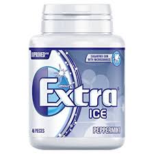 EXTRA ICE PEPPERMINT 46piece BOTTLE x6's