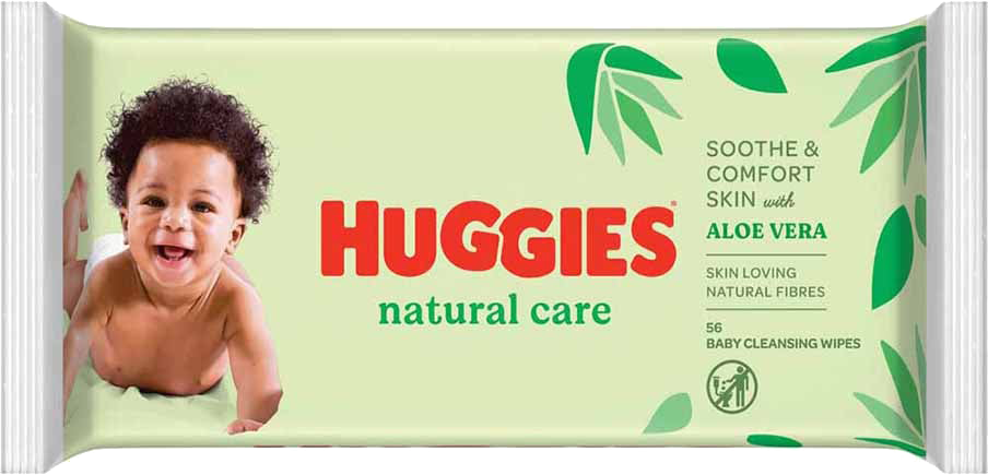 HUG BABY WIPES ALOV NAT CARE 10x56's