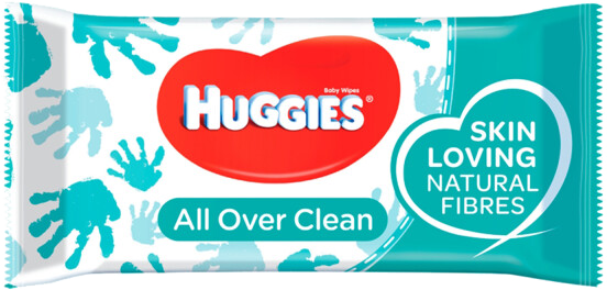 HUGGIES BABY WIPES ALL OVER CLEAN 10x56's