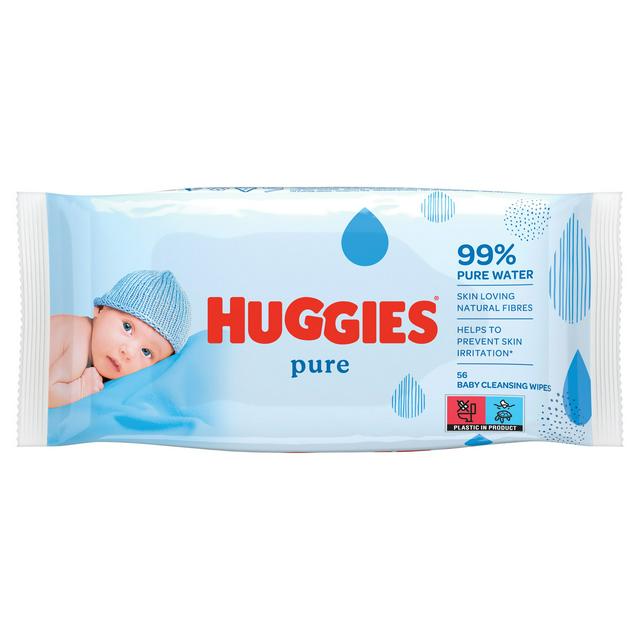 HUGGIES BABY WIPES 99% PURE water  10x72's