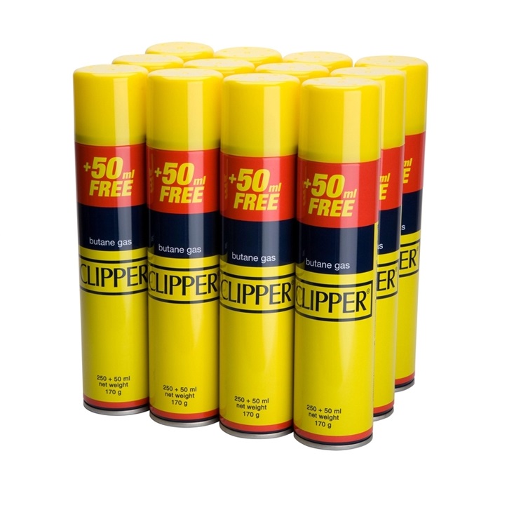 CLIPPER GAS 12x250+50ml FREE