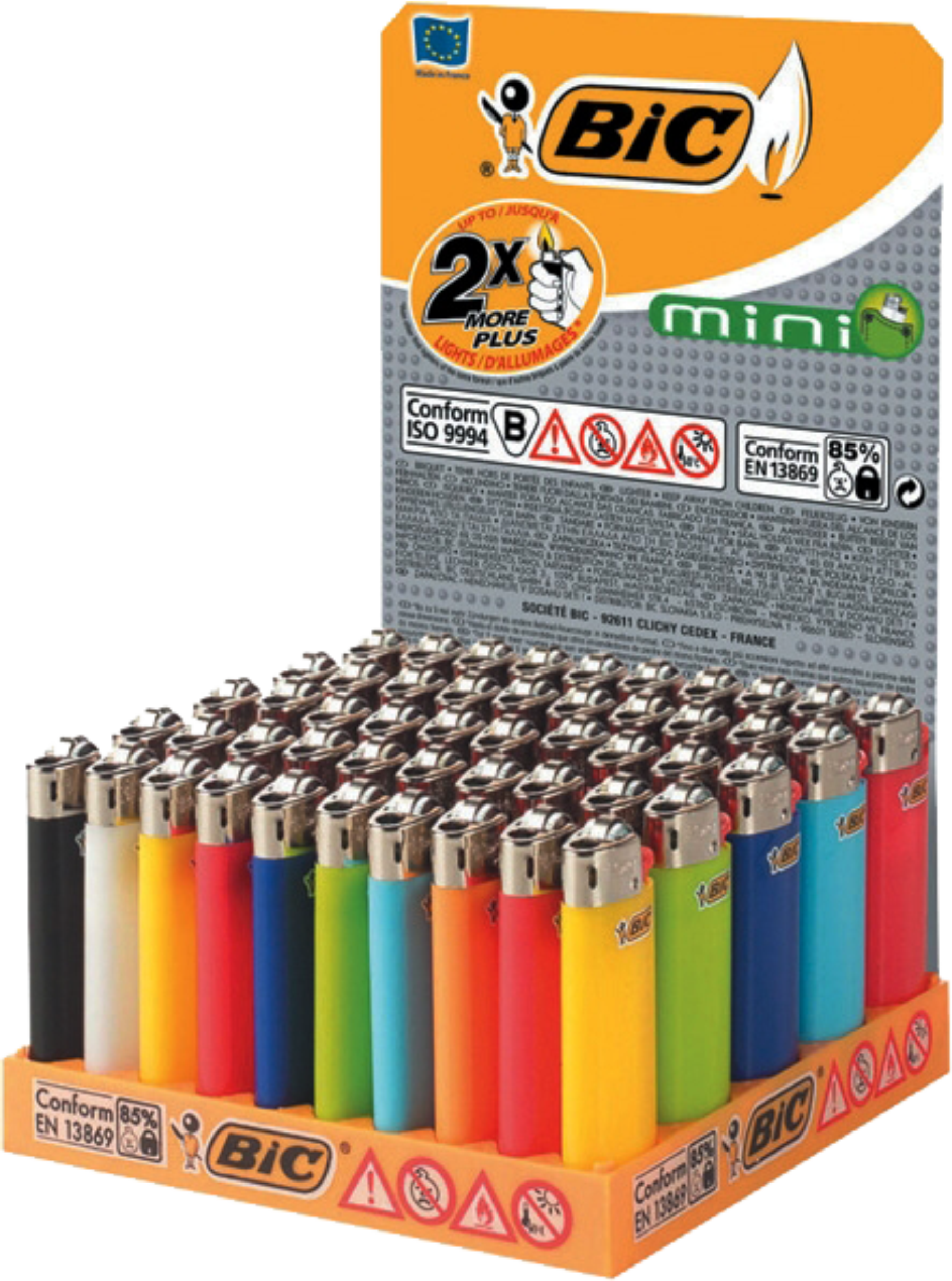 MINI BIC LIGHTERS x 50's