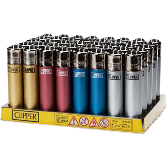 CLIPPER METALLIC REFILLABLE  x 40's
