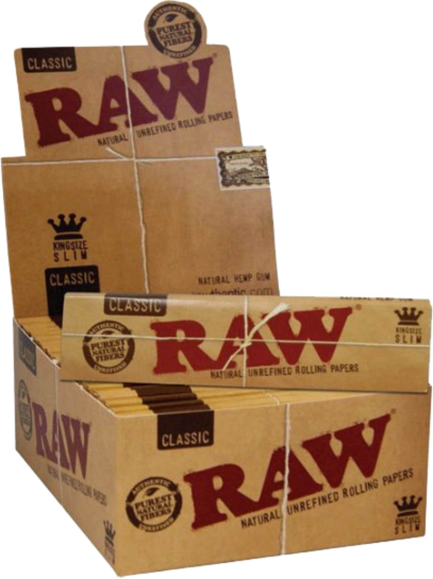 RAW CLASIC KG SZE SLIM PAPER x 50's