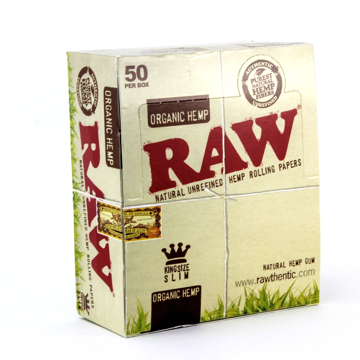RAW ORGANIC KING SLIM x 50's