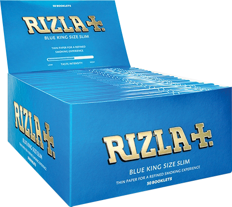 RIZLA BLUE KING SLIM x 50's
